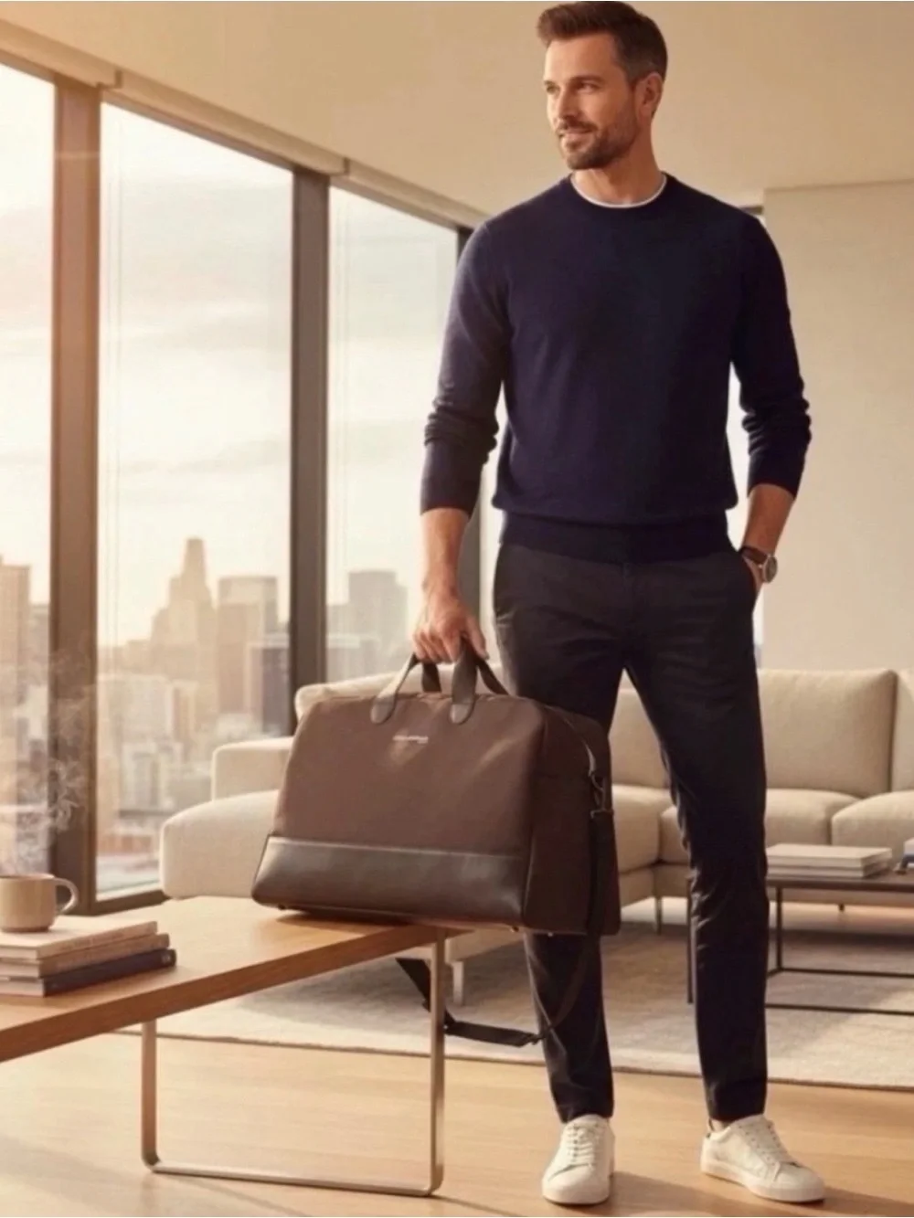 Dolce & Gabbana Brown Travel Bag